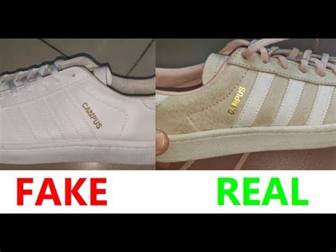 fake adidas campus vs real|adidas campus heels genuine.